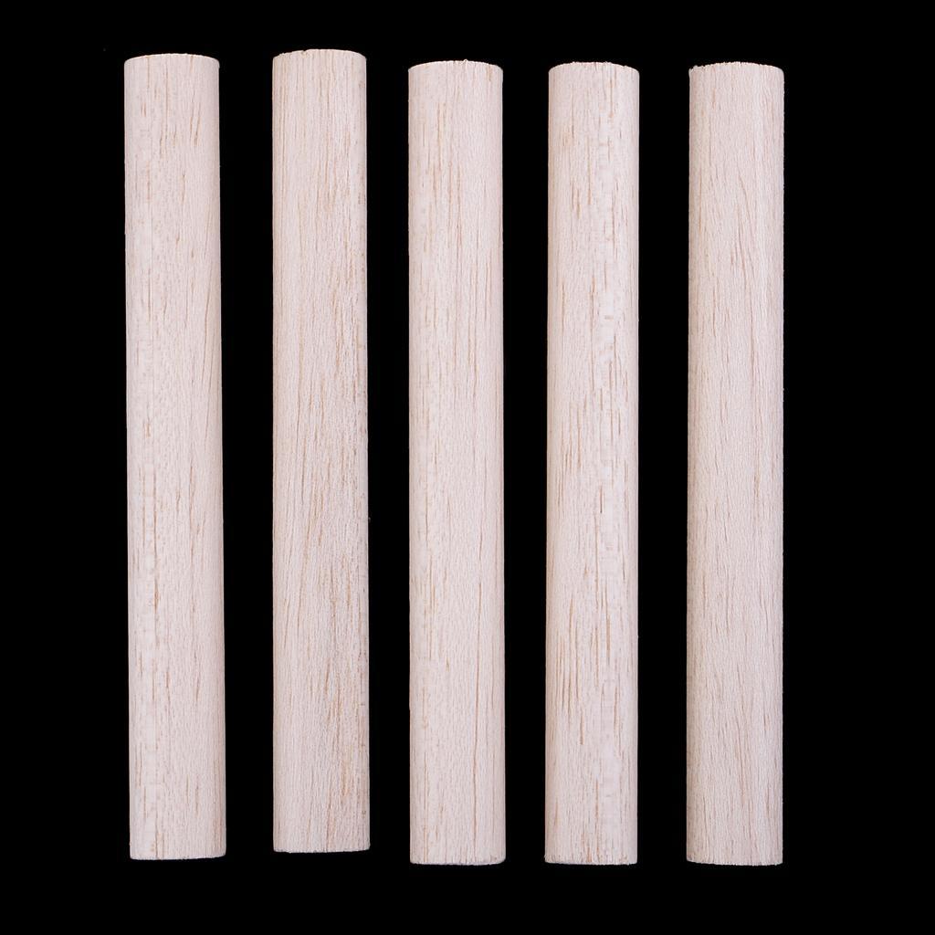 2x 5/10x Balsa Wood Dowel Rod Stick DIY Craft Model Wood Building Constructions