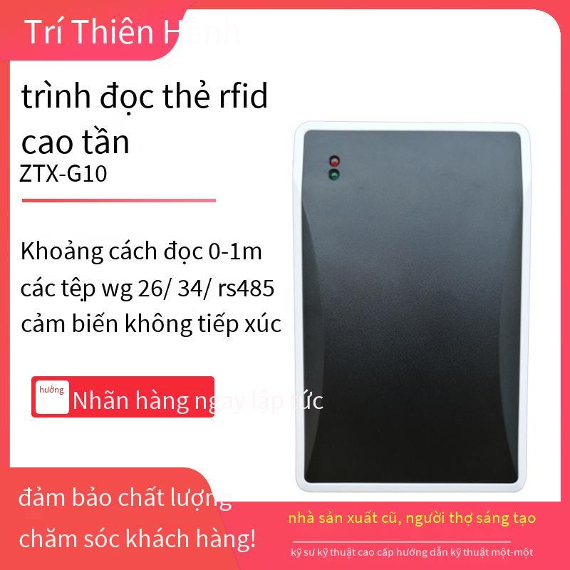 Đầu đọc thẻ kiểm soát truy cập RFID kiểu mới nhất Đầu đọc thẻ kiểm soát truy cập Wiegand WG26/34/RS485 Đầu đọc UHF UHF
