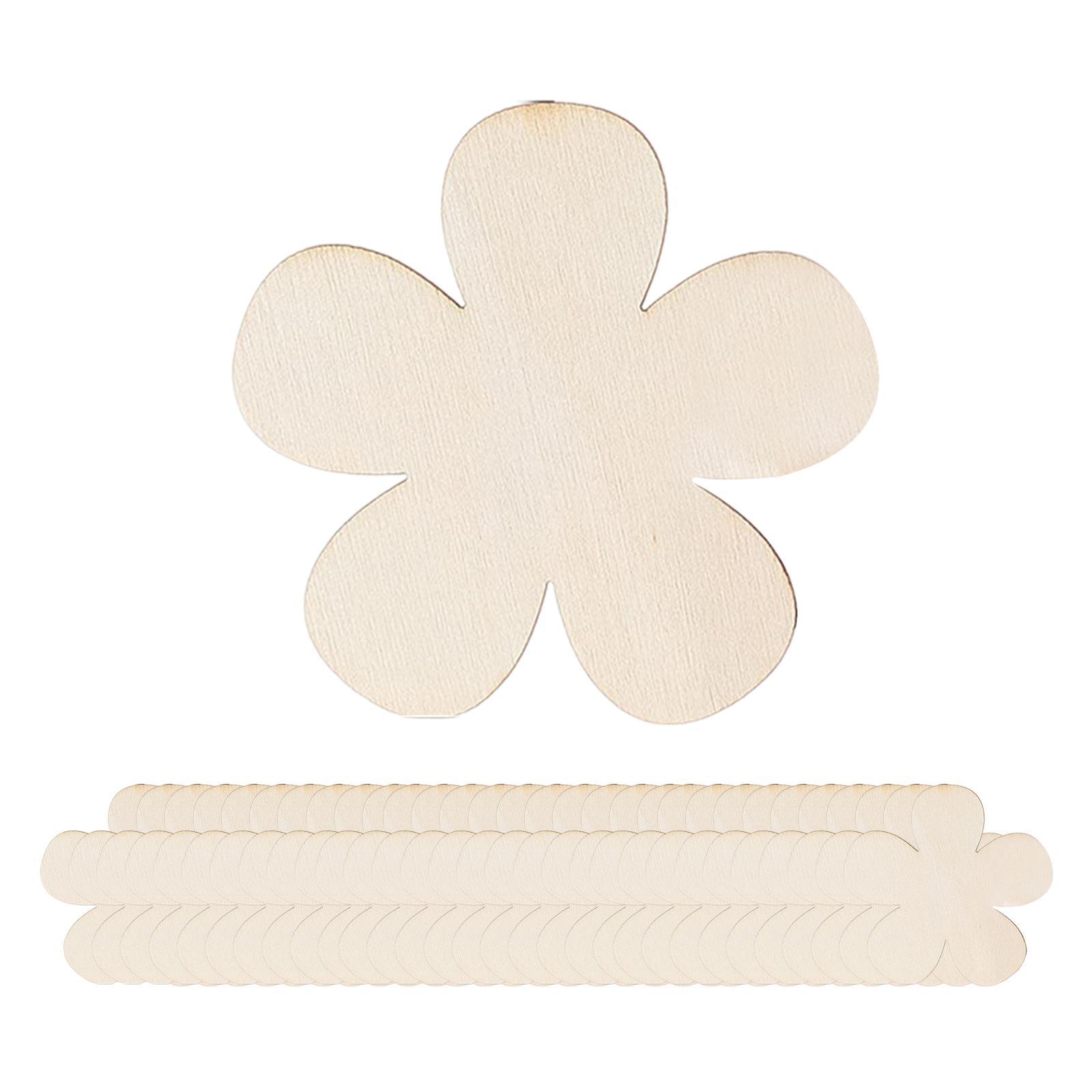30x Unfinished Blank Wood Coaster, Wooden Slices Photo Props, Embellishments Wood Plaque Unfinished Wood Cutout for Garden Holiday Decorations