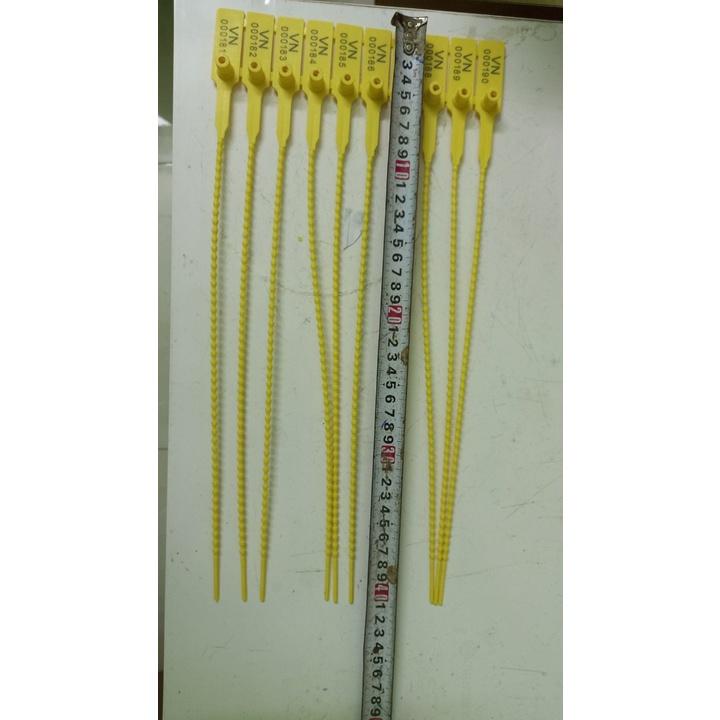 Set 100 seal niêm phong dây đót trúc daif 40cm