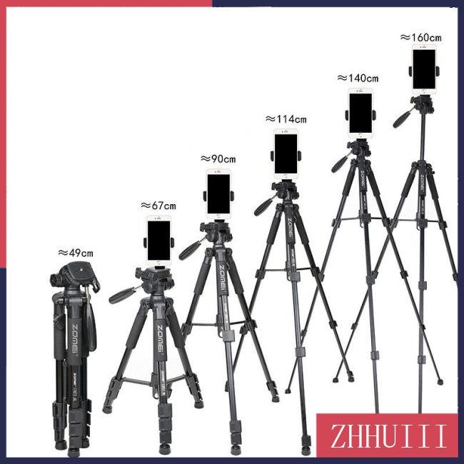 Giá Đỡ Ba Chân Q111 Bằng Nhôm Cho Máy Ảnh DSLR / Điện Thoại Di Động