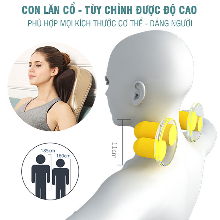 Ghế massage toàn thân cao cấp Nhật Bản Nikio NK-181 - Xoa bóp, đấm bóp, áp suất khí, nhiệt hồng ngoại - Màu đen