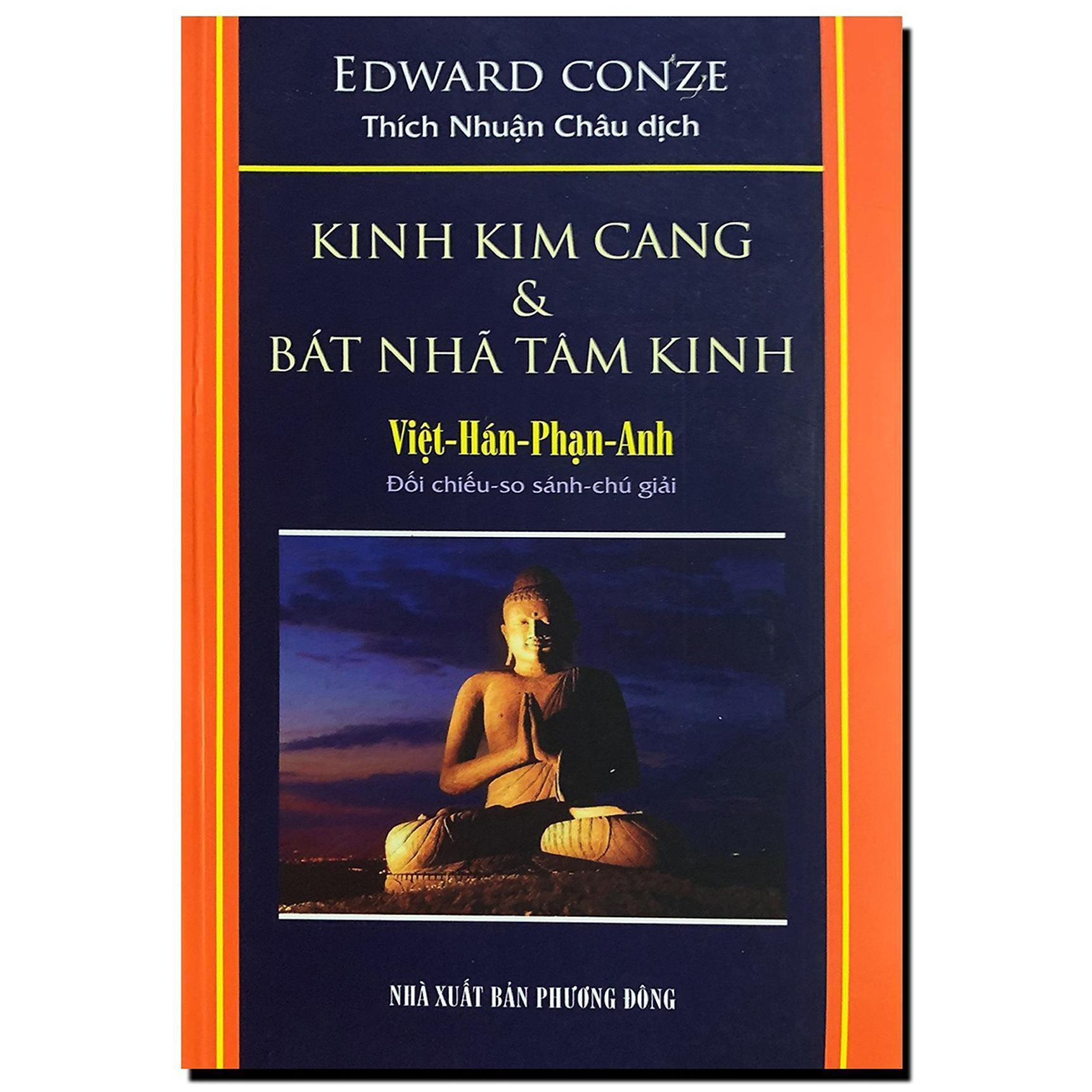 Sách - Kinh Kim Cang và Bát Nhã Tâm Kinh (Việt - Hán - Phạn - Anh) - Văn Thành Book