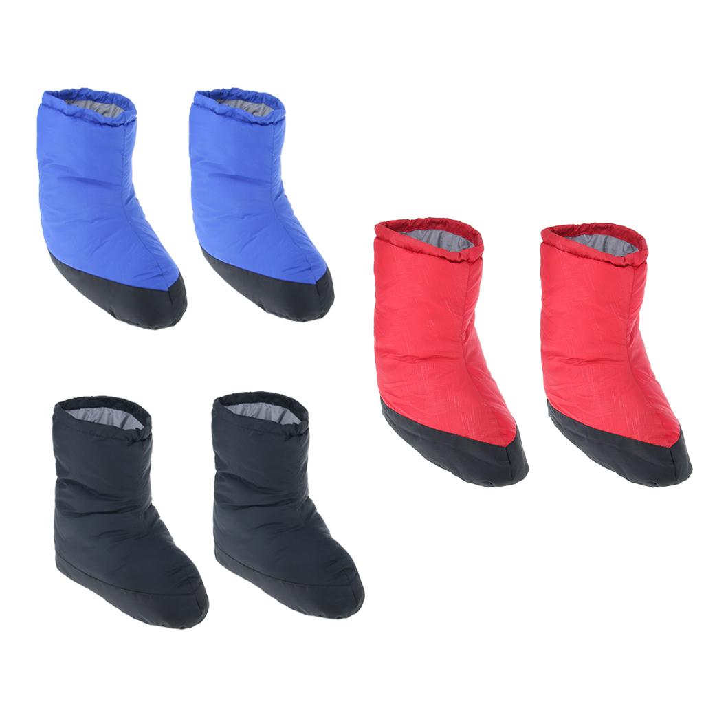 Outdoor Thermal Snow Gaiters Feet Shoes Cover Duck Down Slippers Boots