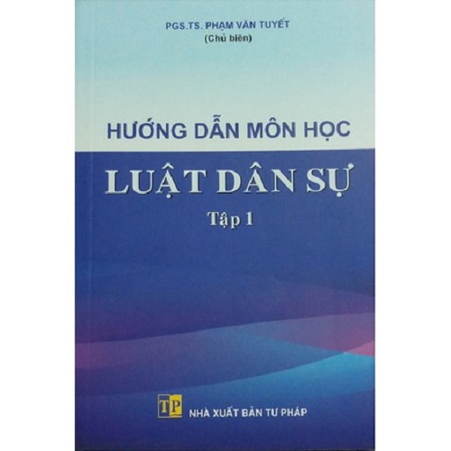 Hình ảnh Sách hướng dẫn môn học luật dân sự tập 1