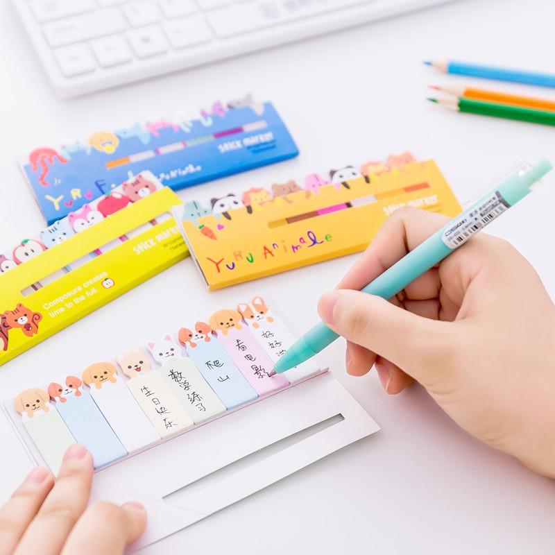 Tập note stick marker dễ thương 8 pack