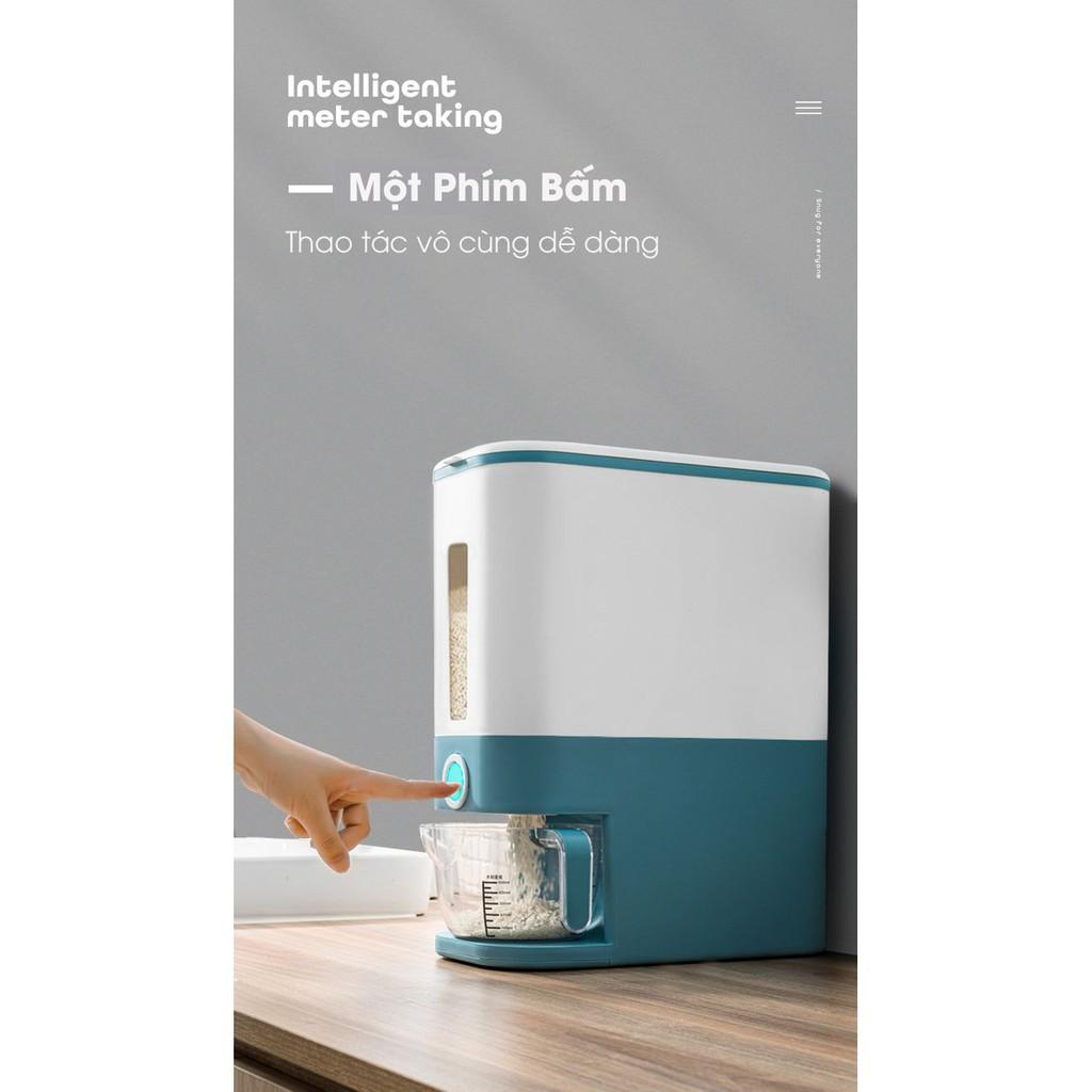 D105 THÙNG ĐỰNG GẠO 3 IN 1 THÔNG MINH 12KG