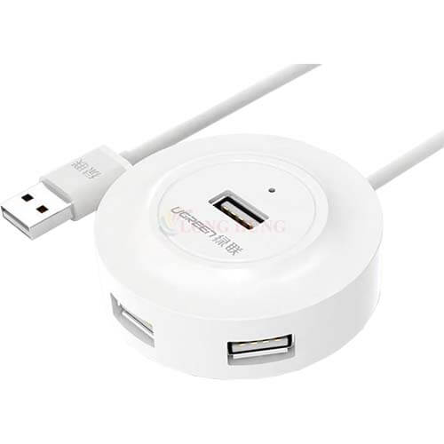 Cổng chuyển đổi Ugreen 4-in-1 USB 2.0 Hub 1m CR106 - Hàng chính hãng