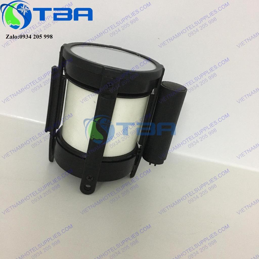 Đầu dây căng 5m màu trắng thay thế cho cột trụ chắn nhập khẩu cao cấp