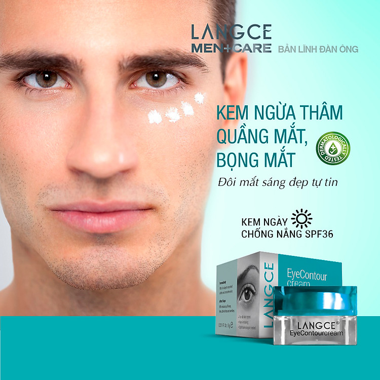 KEM NGỪA THÂM QUẦNG MẮT, BỌNG MẮT - 6ml KEM ĐÊM LANGCE dành cho Nam