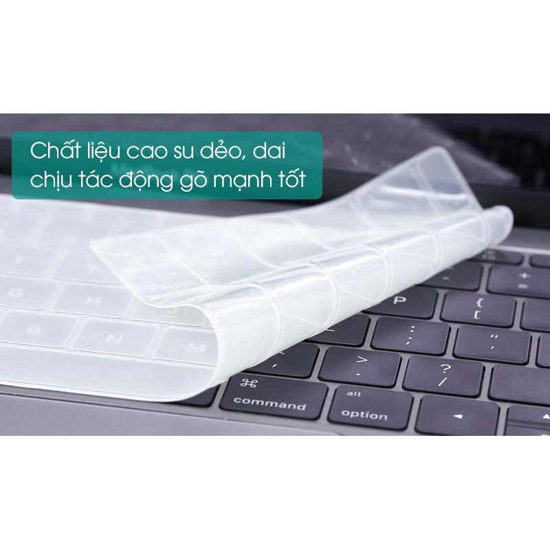 Miếng Lót Phủ Bàn Phím Màu Trong Suốt Cho Macbook