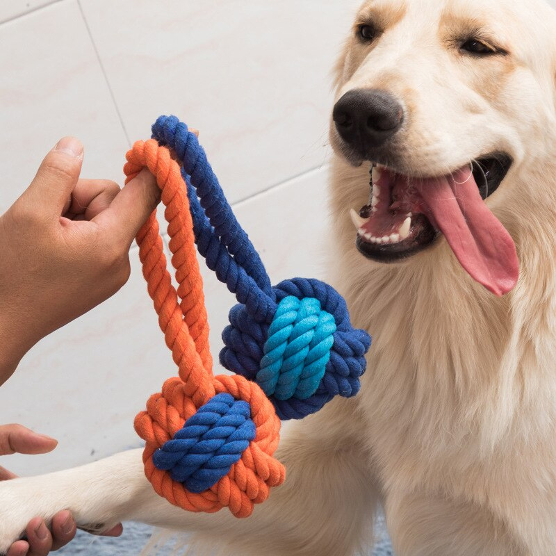 Đồ chơi banh dây thừng cho chó - Genyo toy 026