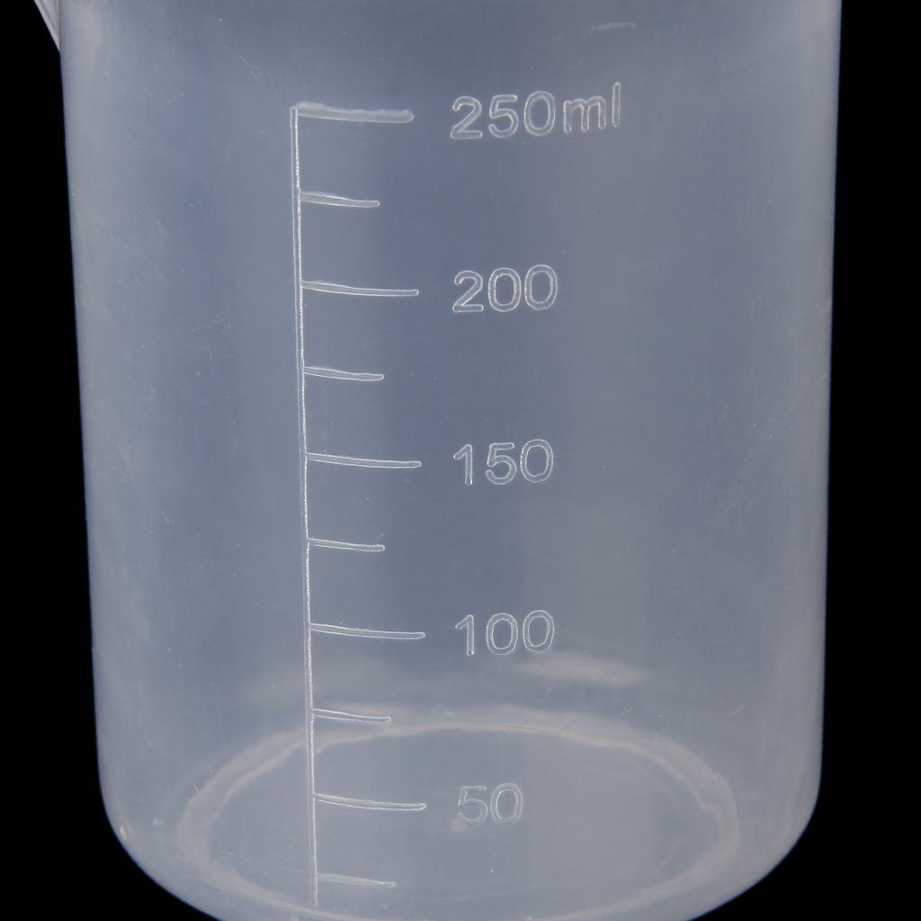 6 Pieces of Transparent Measuring Cup Measuring Cup for Kitchen Laboratory Tool