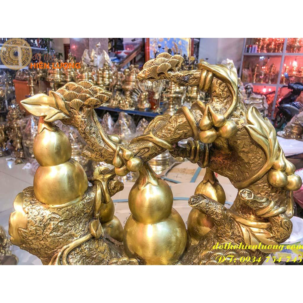Dàn Hồ Lô Chữ Phúc Bằng Đồng