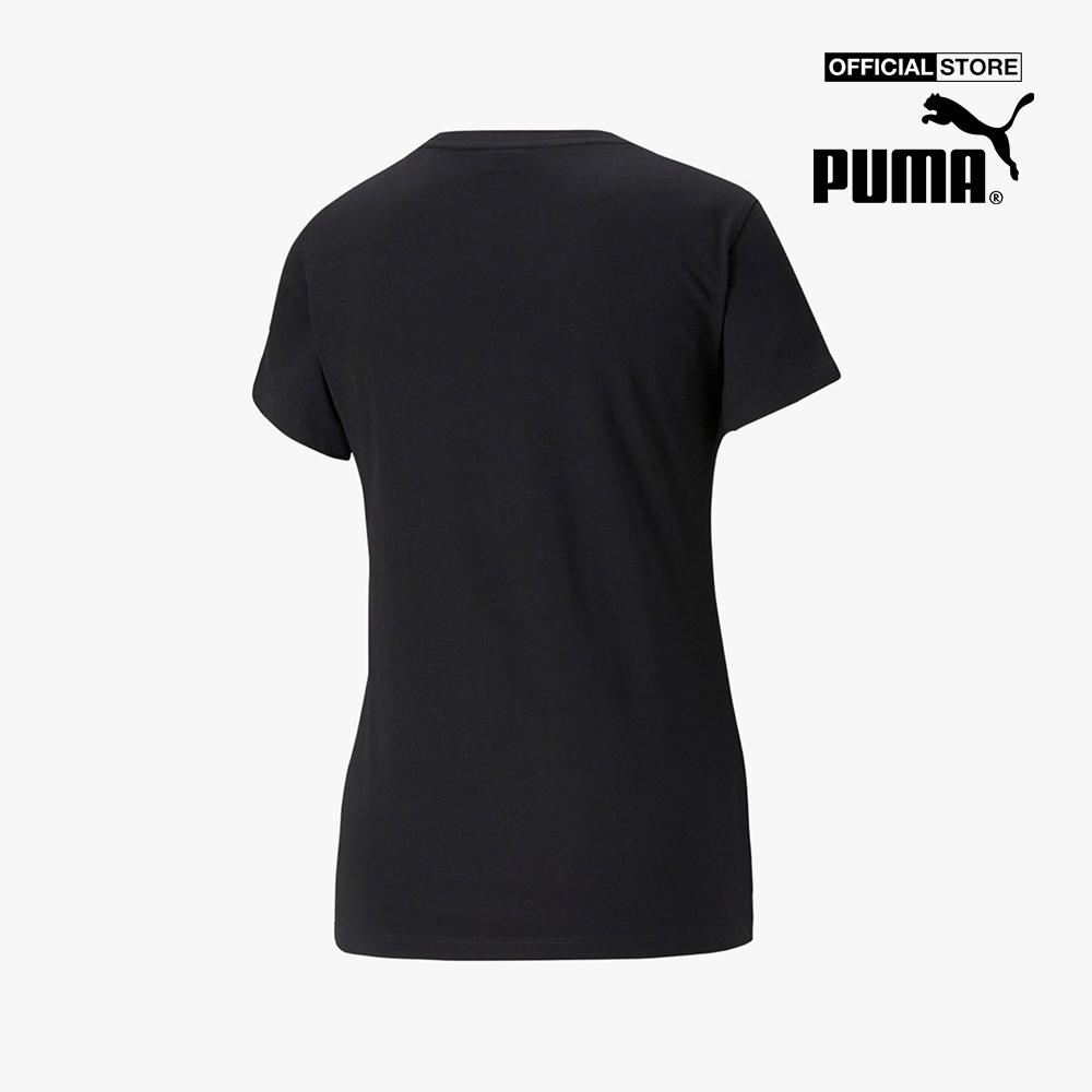 PUMA - Áo thun nữ tay ngắn cổ tròn Classics Logo 530076