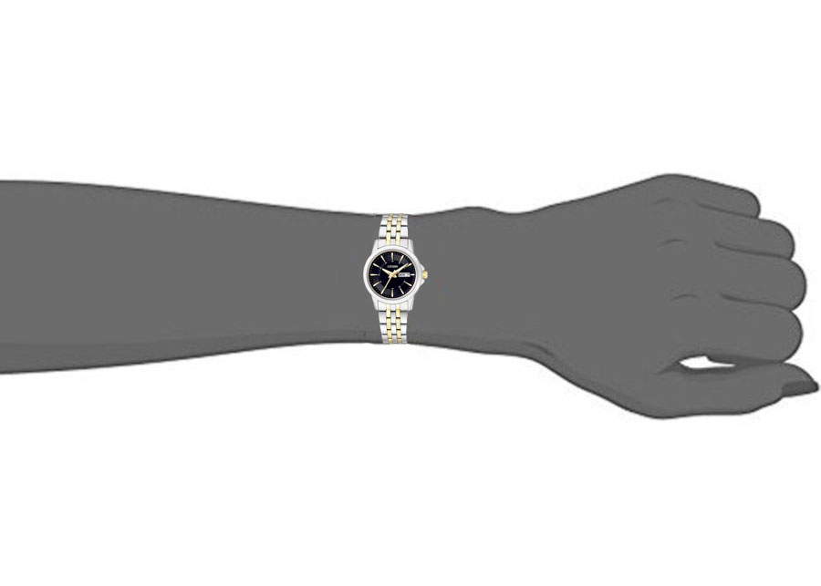 Đồng Hồ Nữ Citizen Dây Thép Không Gỉ EQ0604-56E - Mặt Đen