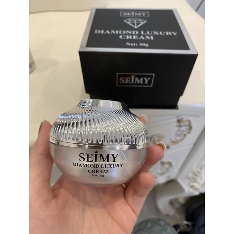 Kem dưỡng da mặt ban đêm face nhau thai Seimy - Diamond Luxury dưỡng trắng , cấp ẩm, mờ nám, ngừa mụn