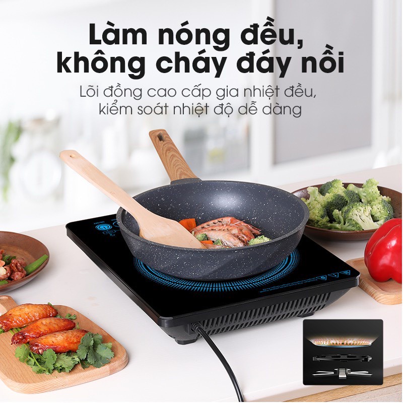 Bếp điện từ đơn WS-02 cảm ứng thông minh