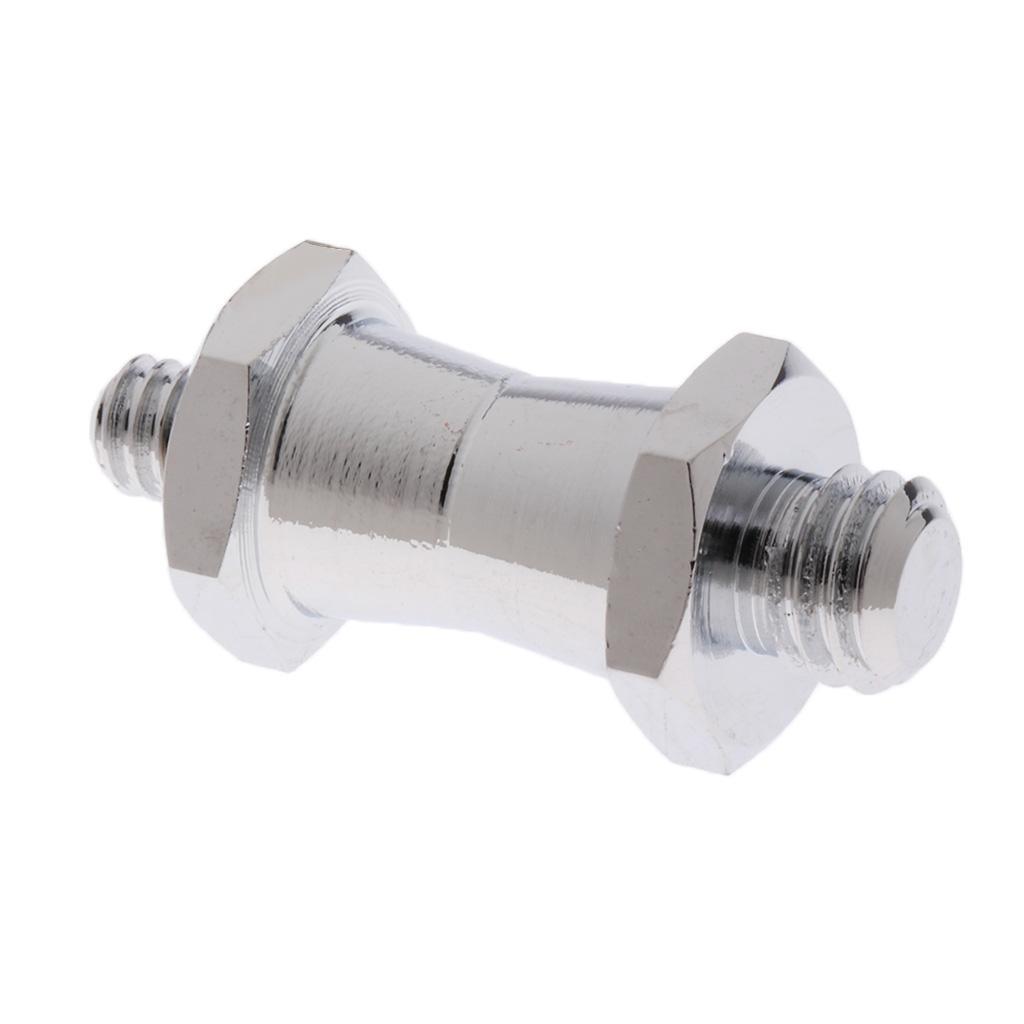 Tripod Head Monopod Flash Light Stand Adapter Screw 1/4 to 3/8 Male J Type