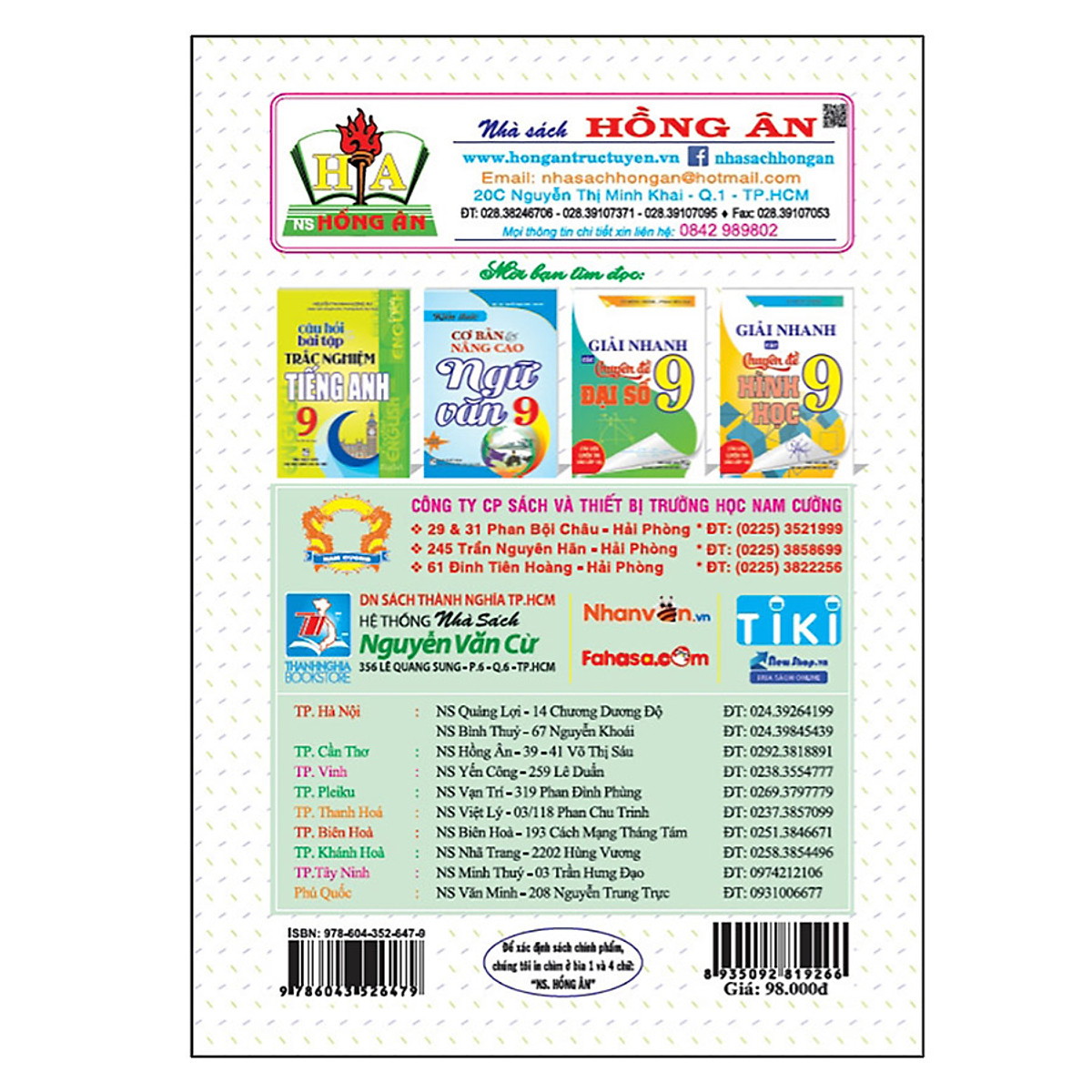 Bài Giảng & Lời Giải Chi Tiết Hoá Học 9