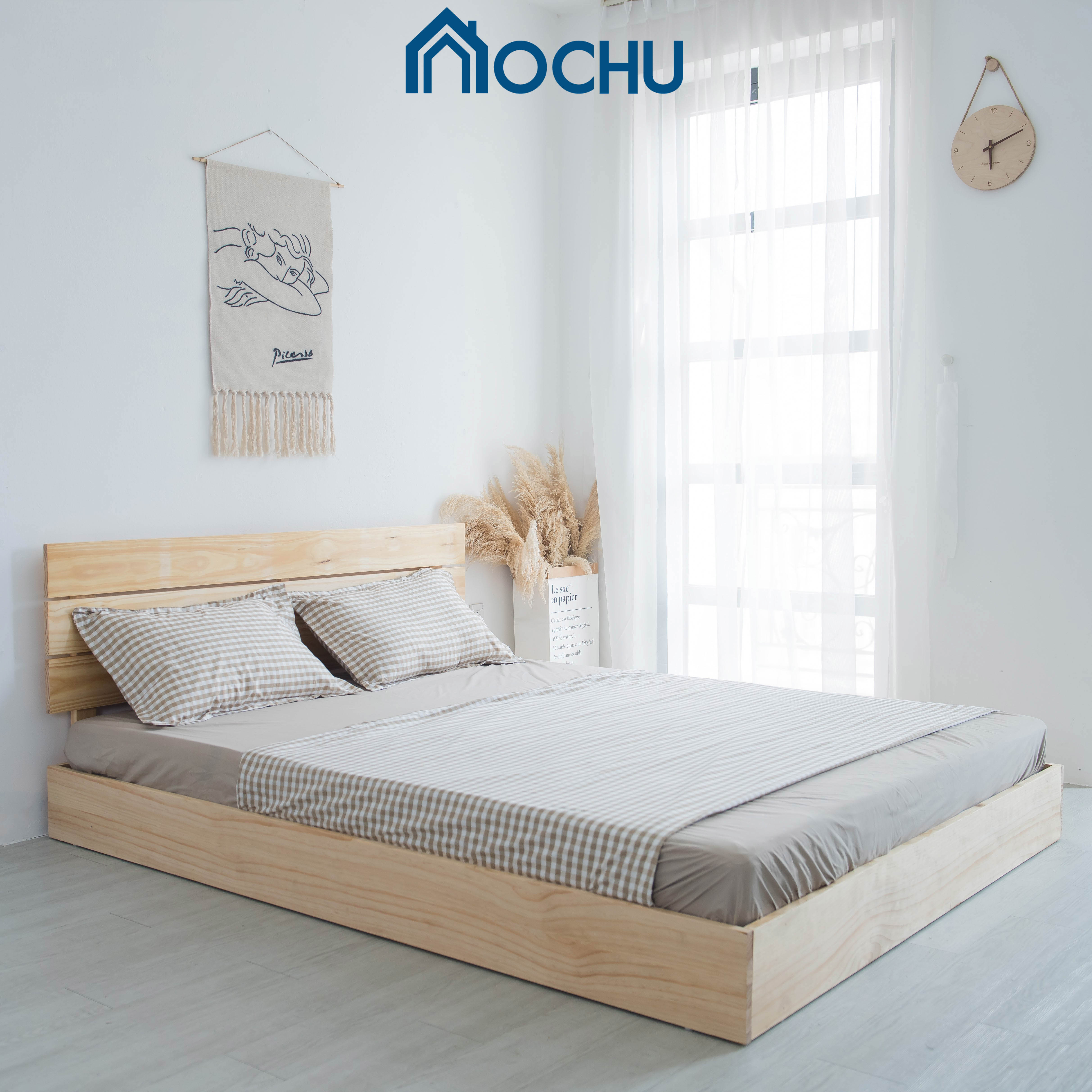 Giường Ngủ Gỗ Thông OCHU - Winnie Bed - Natural