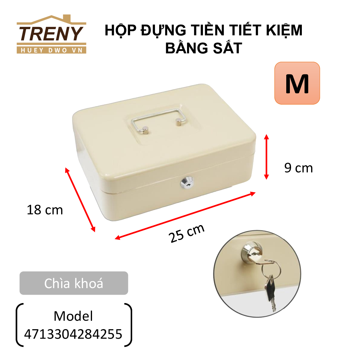 Hộp đựng tiền chữ nhật, hộp đựng tiền tiết kiệm, hộp đựng tiền bằng sắt, hộp đựng tiền có mật khẩu, hộp đựng trang sức