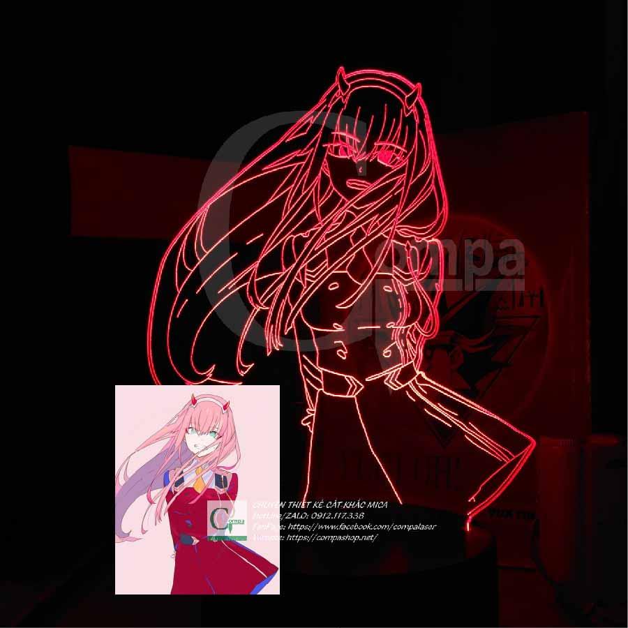 Đèn Ngủ Zero Two DARLING in the FRANXX Type 06 ADIF0106 16 MÀU TÙY CHỈNH