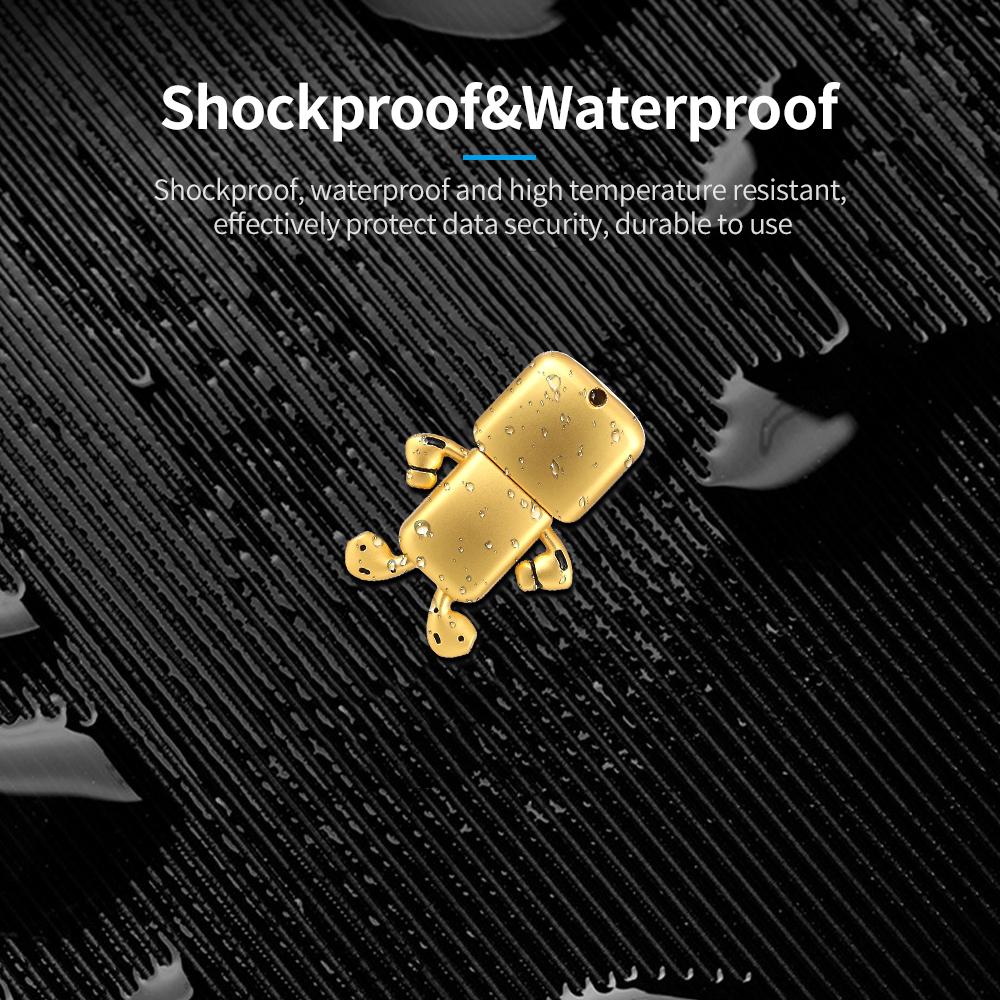 Ổ đĩa flash USB Di động Chống va đập Kim loại U Disk Car USB2.0 Metal cho máy tính để bàn/xách tay