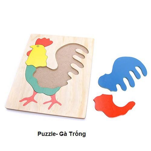 Bộ tranh ghép 13 loài động vật | Puzzle Animal 20x25cm - Phần 1