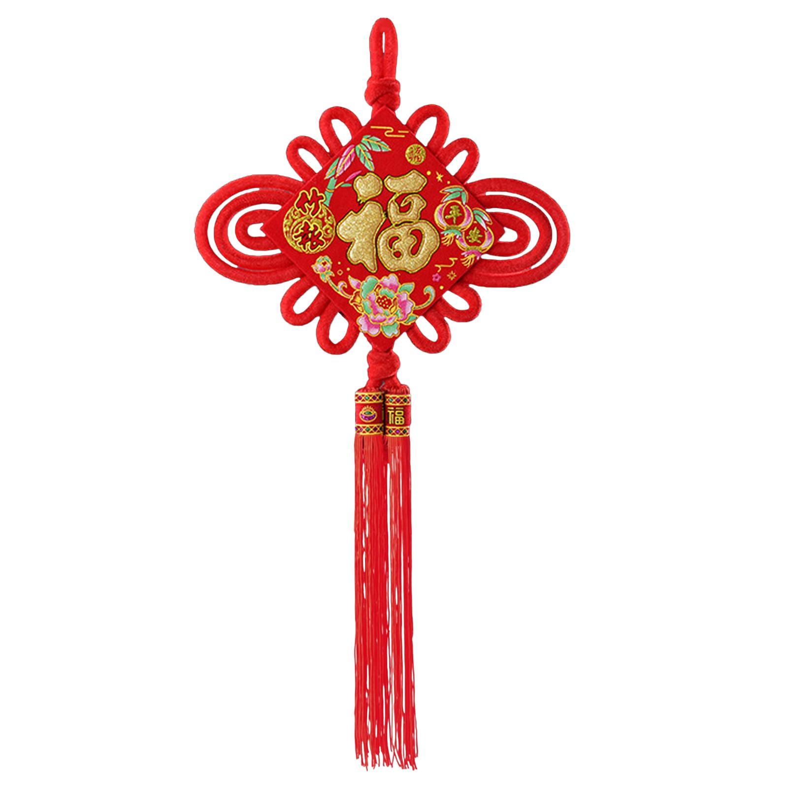 Spring Festival Decoration Chinese Happy New Year Pendant Charm for Party