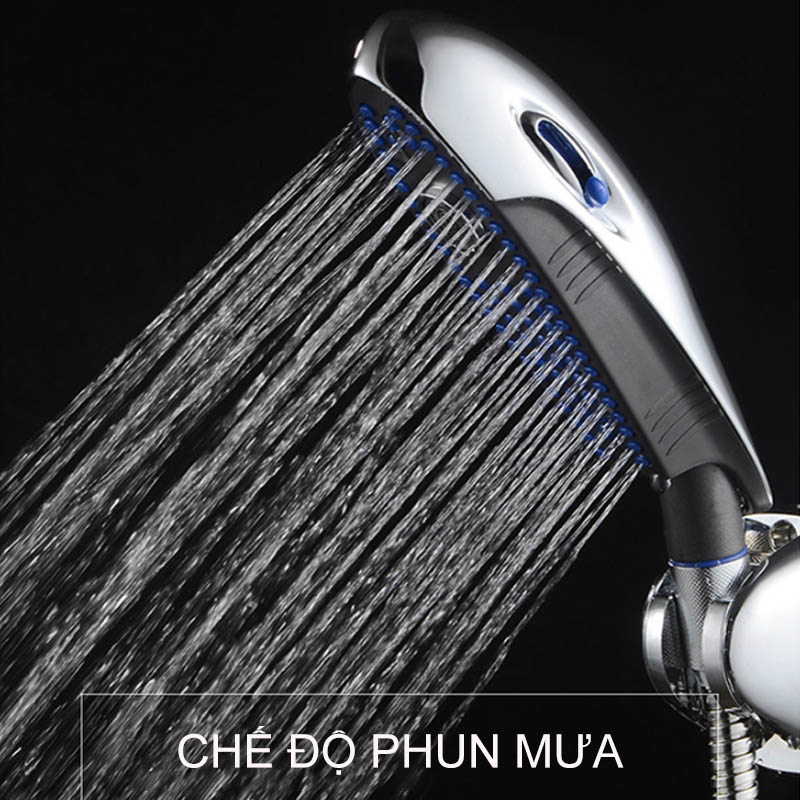 Đầu vòi sen tắm 3 chế độ, tiết kiệm nước, thiết kế hình cá heo DP318
