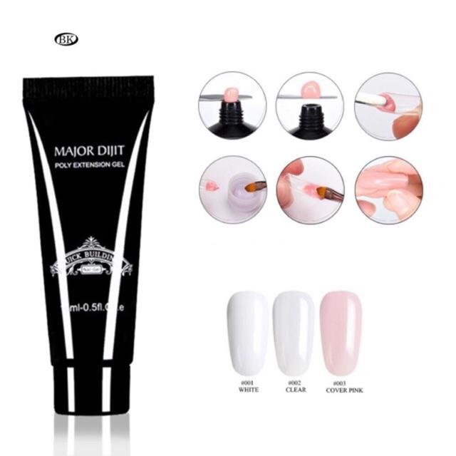 Gel gum 15ml( dùng móng úp và hơ đèn