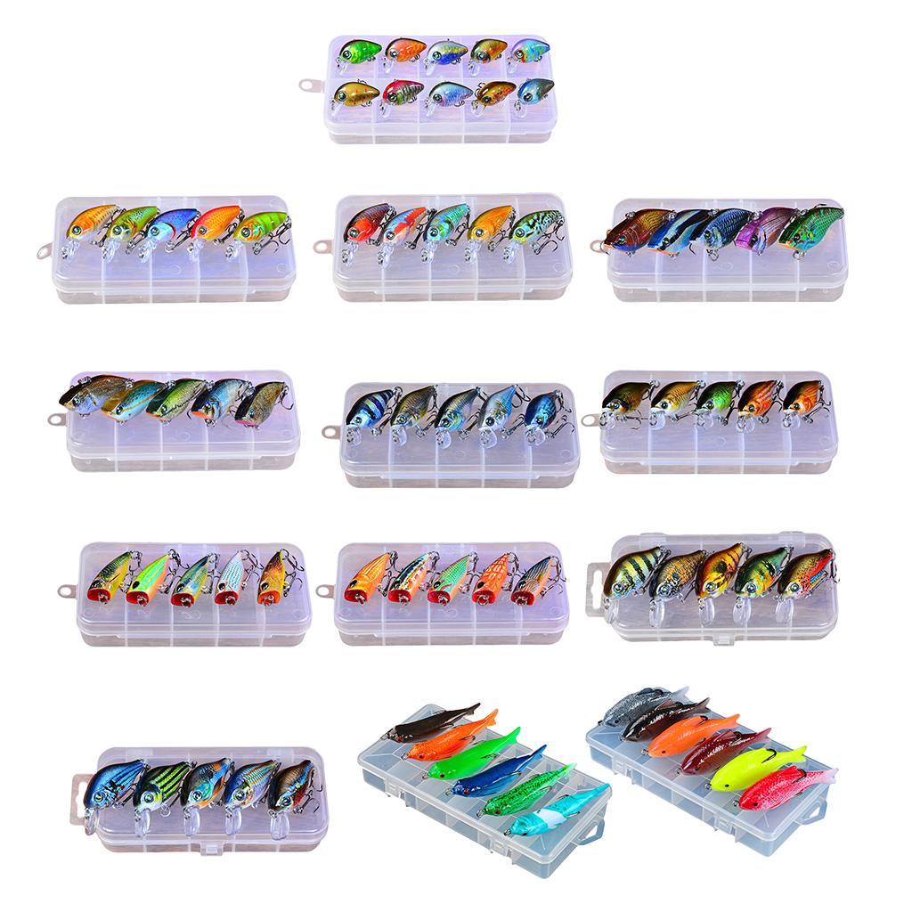 Floating Fishing Lures Hard Bait Micro Crankbait Bass Pike Minnow Baits Hook