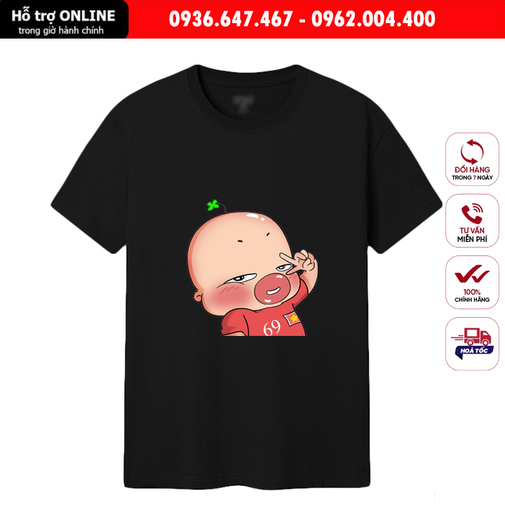 Áo Thun Unisex Nam Nữ Form Đẹp In Hình Quỳnh Aka - Chất Vải Cotton Đẹp Mịn Mát