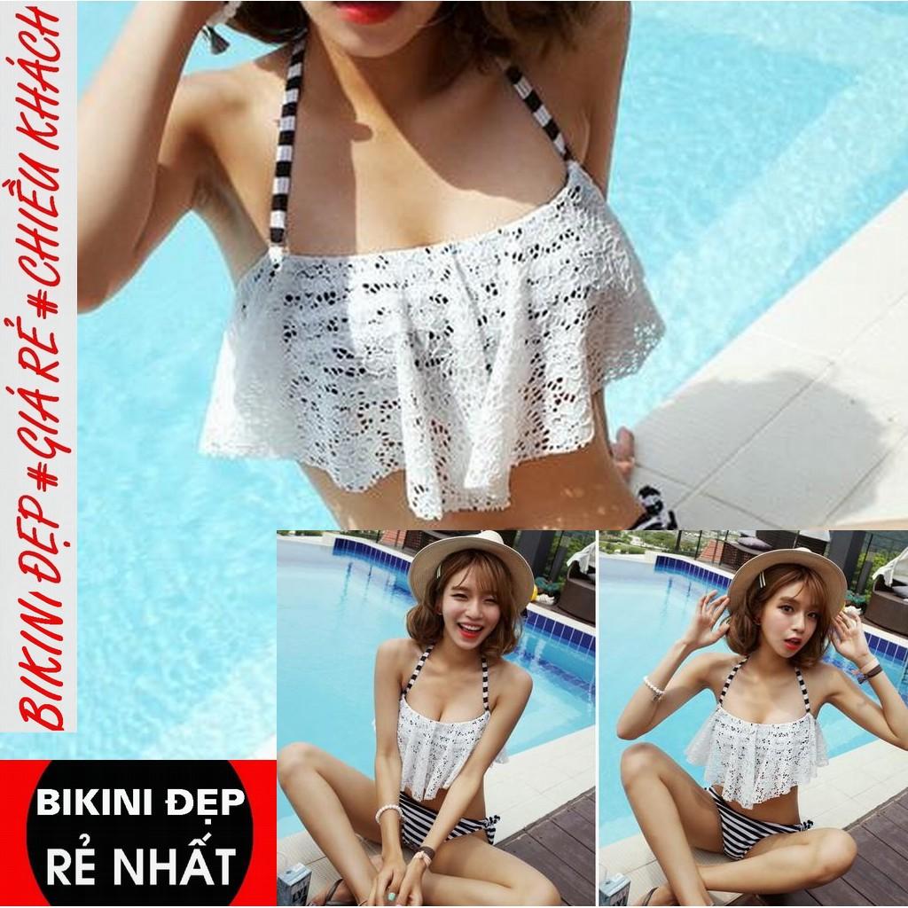 Bikini Áo Tắm Tay Bồng Quảng Châu Hottrend 2021 Khoe Dáng Nuột Sang Chảnh Che Khuyết Điểm Sexy