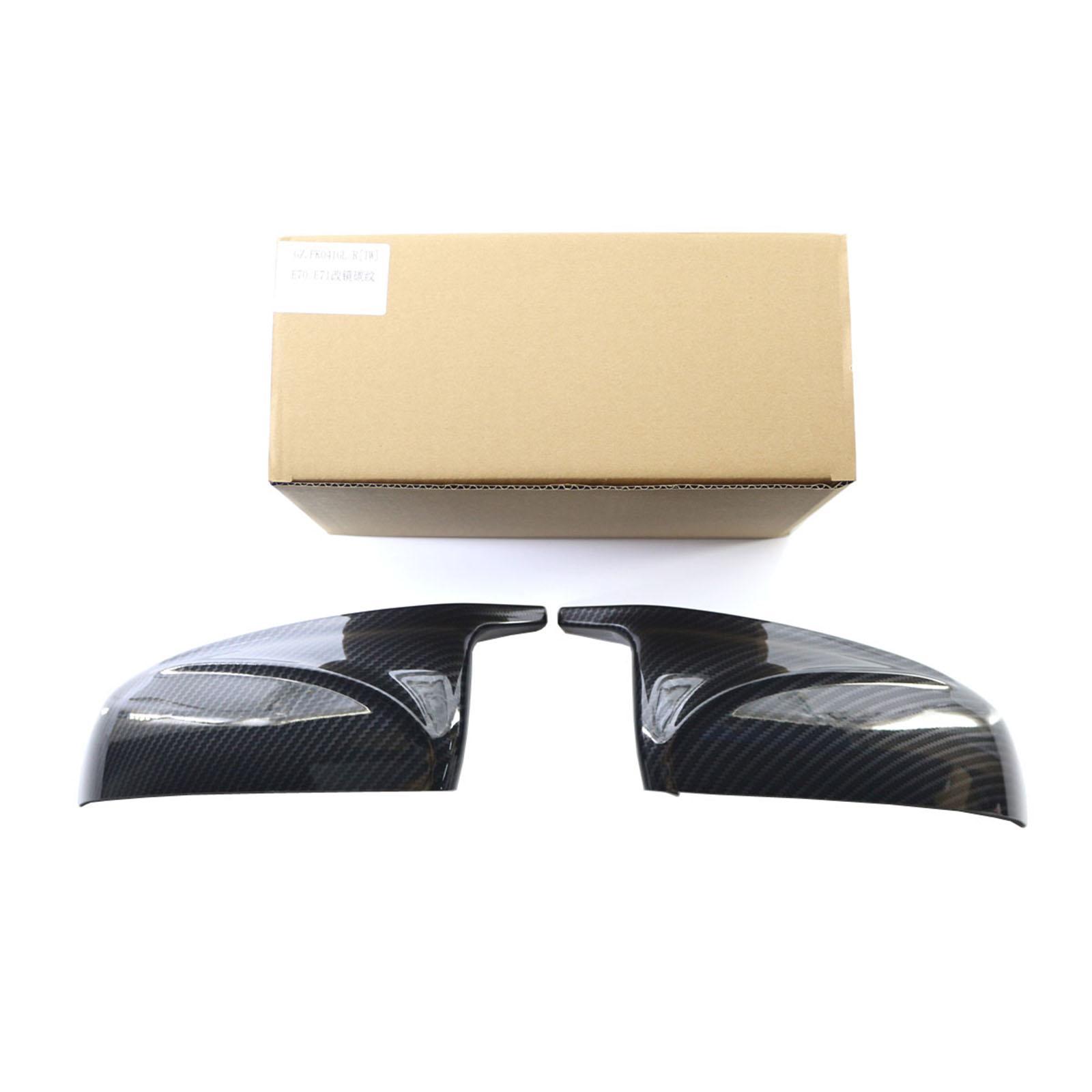 2PCS Rearview Mirror Cover Durable Replacement for x5 51167180725