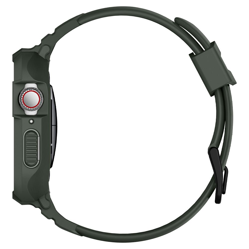 Ốp Kèm Dây Spigen Dành cho Apple Watch Series SE/6/5/4 (40/38mm) (Case Rugged Armor Pro) - Hàng Chính hãng