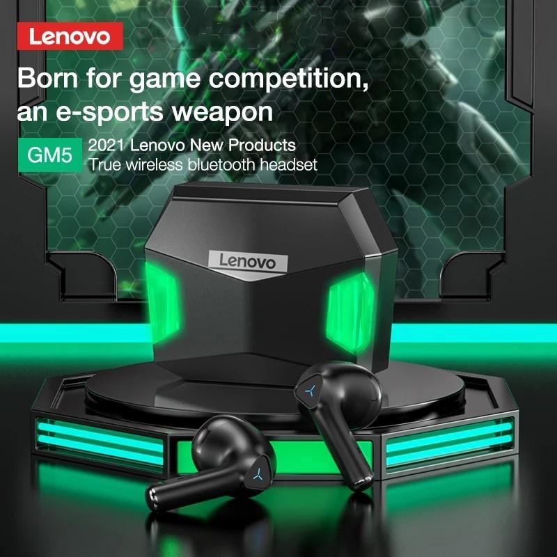 Tai nghe chơi game Bluetooth Lenovo LP6 Chống ồn thông minh Độ trễ thấp Tuổi thọ pin dài Bluetooth không thấm nước 5.0-Hàng chính hãng