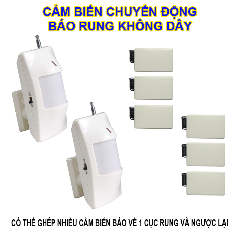 Cảm biến chuyển động báo hiệu rung không dây