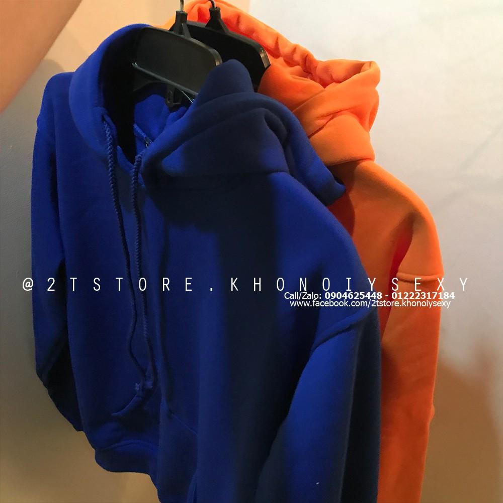Áo Hoodie unisex 2T Store Bst màu sắc H01 đến H12 khoác nỉ chui đầu nữ nón 2 lớp dày dặn chất lượng đẹp