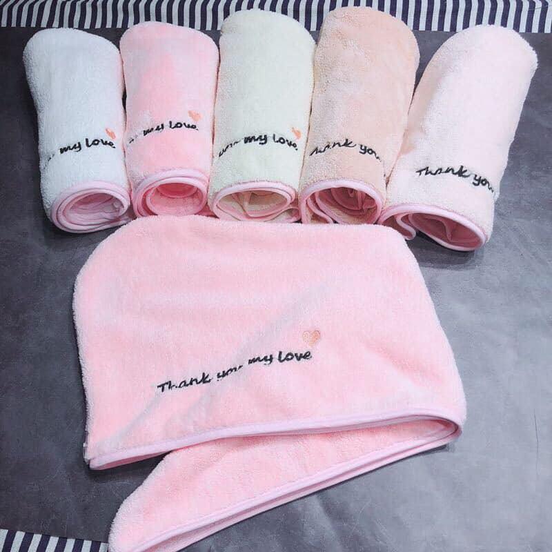 Khăn quấn tóc, ủ tóc sấy khô Style Korea.