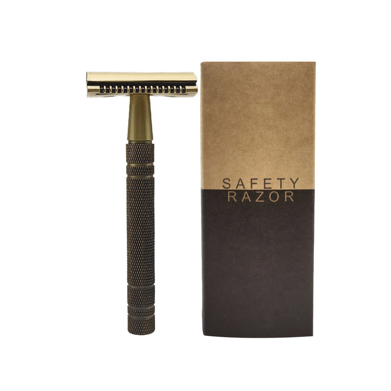 Dao Cạo Râu Cổ Điển Ming Shi KF001 – Tay Cầm Kim Loại, Phiên Bản Luxury