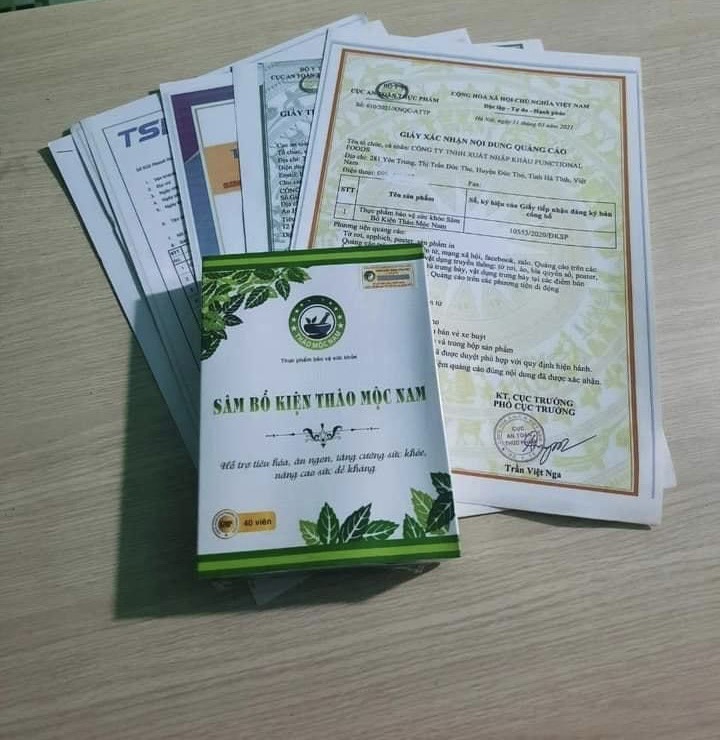 SÂM BỔ KIỆN chính hãng an toàn hiệu quả của cty Thảo Mộc nam organic