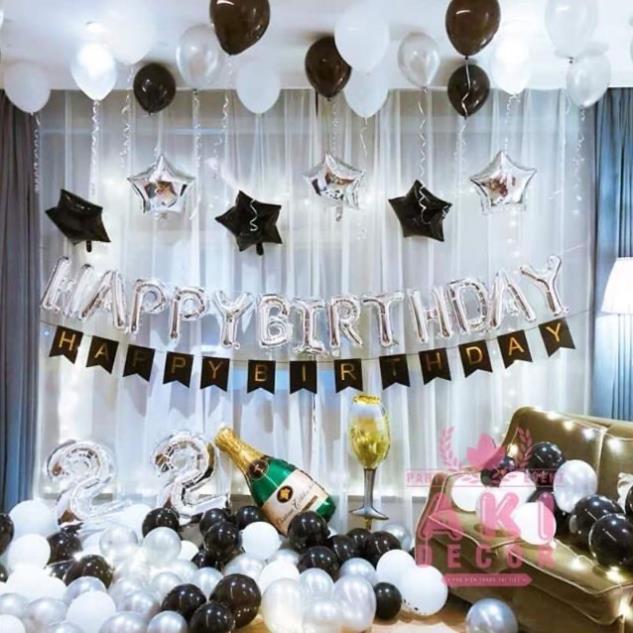 Set bóng trang trí sinh Nhật người lớn
