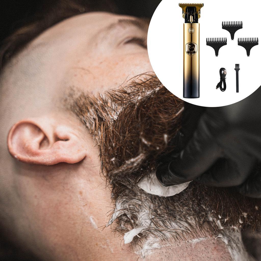 Men Beard Battery Display Grooming Low Noise