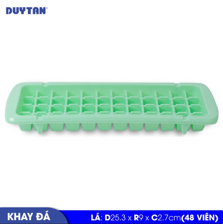 Khay đá 48 viên nhựa Duy Tân (25.3 x 9 x 2.7 cm) - 13016 - Giao màu ngẫu nhiên - Hàng chính hãng