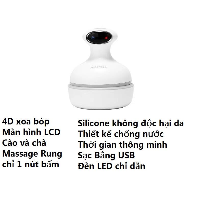 Máy massage đầu, massage đầu hiệu quả, giảm đau , tuần hoàn máu não , chống mất ngủ