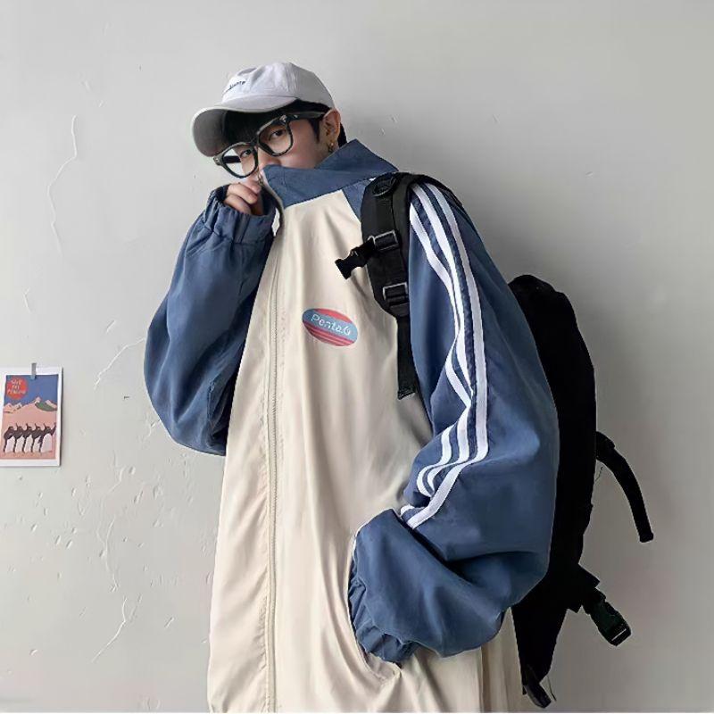 Áo khoác dù PentaQ Jacket Nam Nữ Form Rộng Phong Cách Ulzzang