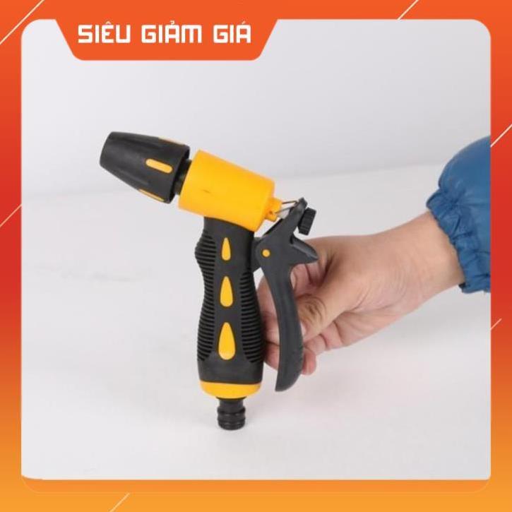 Vòi xịt nước tăng áp thông minh rửa xe, tưới cây có đầu xoay tiện lợi