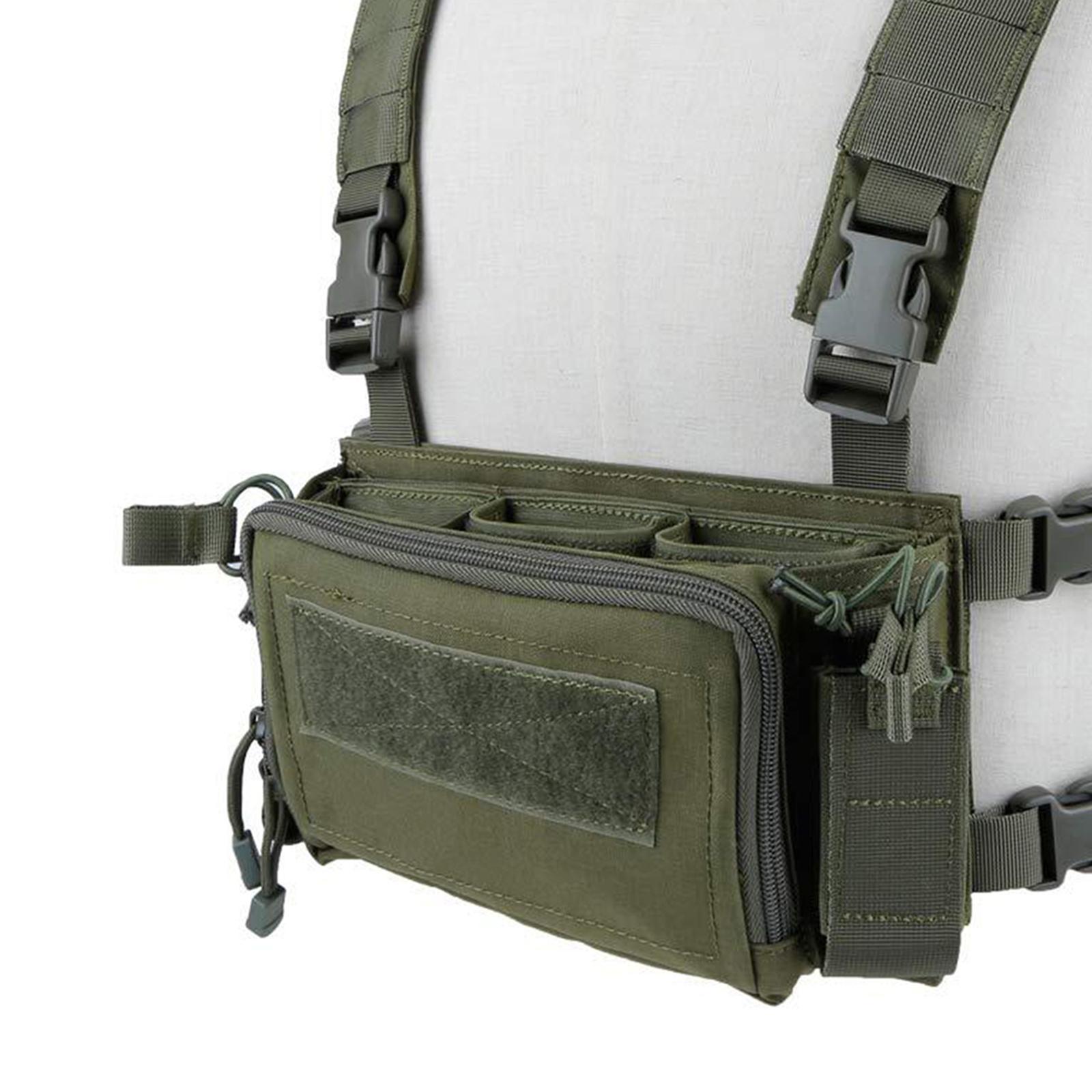 Vest with Pouch Molle Chest Plate Carrier